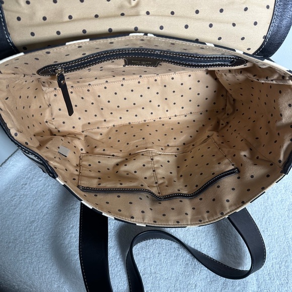 kate spade Black and White Zebra Print Tote - Picture 6 of 9
